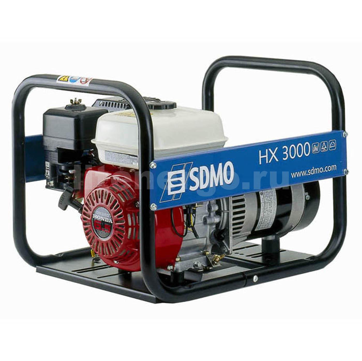 Купить бензиновый электрогенератор SDMO HX3000 в СПб по низкой цене .